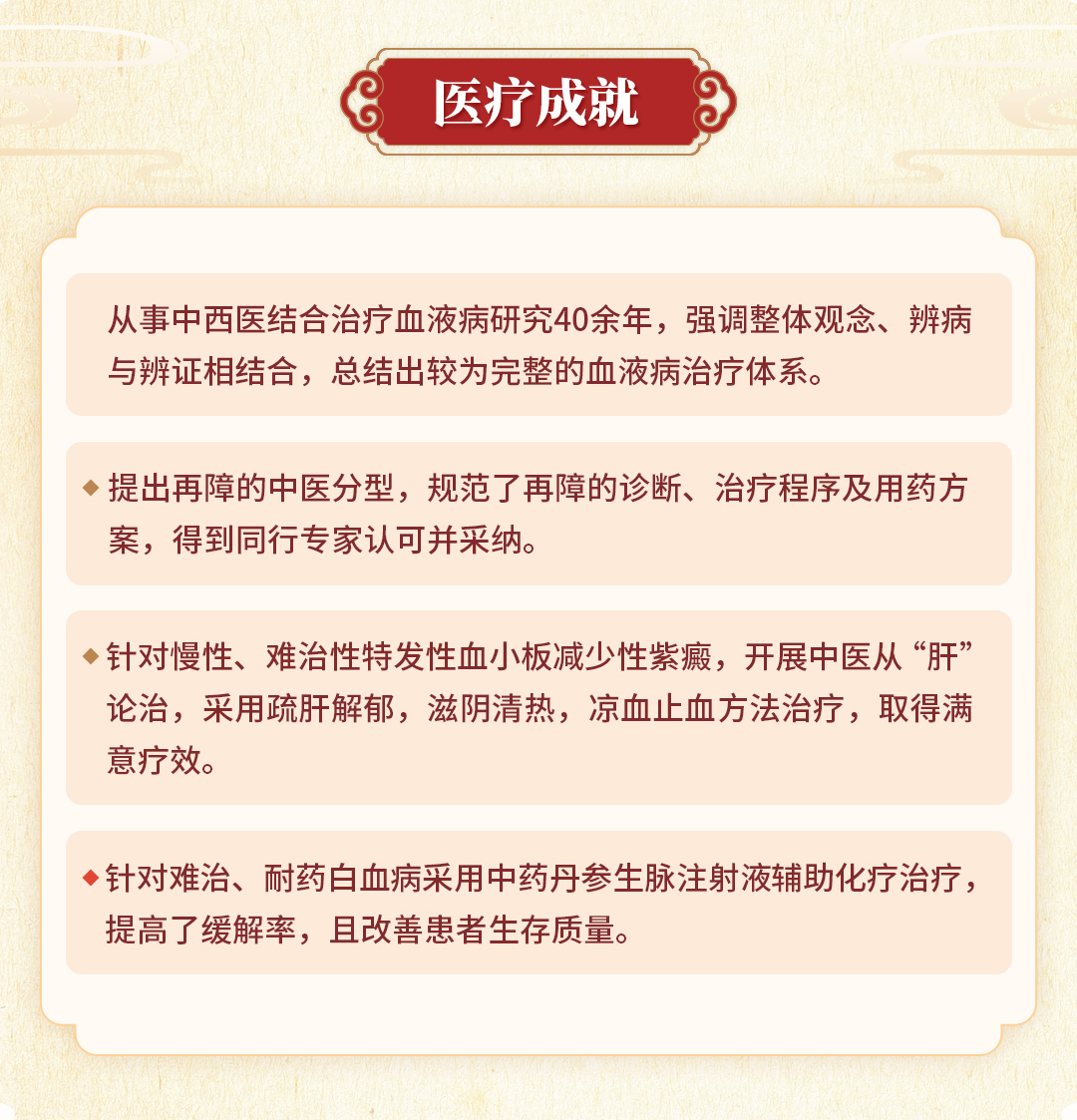 医疗成就